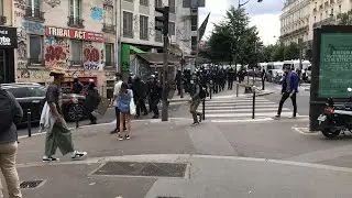Manifestation anti pass sanitaire place de la R&eacute;publique Paris