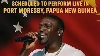 Akon is set to perform live in Port Moresby, Papua New Guinea🇵🇬 to celebrate 50th independence.    