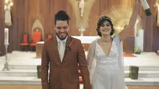 Lindo casamento na Par&oacute;quia Santo Cura D'ars - Jo&atilde;o e J&uacute;lia
