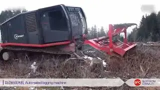 Automated logging machine