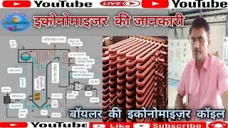 boiler ki economizer ki jankari.economizer working animation.super heater working animation
