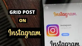 How To Post Grid Pictures On Instagram | Instagram Square Post |