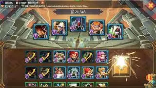 Lords Mobile: Defeating Level 2 Frostwing f2p heroes