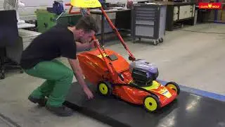 Mise en service de la nouvelle tondeuse à batterie N-ERGY d'Outils WOLF