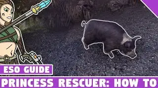 Princess Rescuer Achievement Guide! How to steal apple with no bounty! ESO Jester's Festival