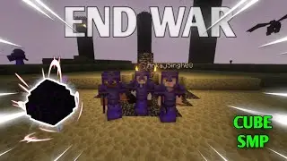 The Final End War In Cube Smp | Minecraft live | CUBE GAMING