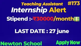 Teaching Assistant Internship | #newton #school #teaching #html #css #javascript #os #college