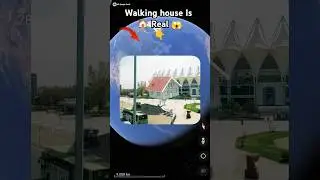 Walking house Is Real 🏠😱 on google maps and google earth 🌎 #shots #hrgoogleearth