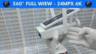 Crepuscolare con pannello solare telecamera 6K WiFi Smart controller Exxeprice