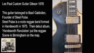 Les Paul Custom 1976 Basil Gabbidon,Steel Pulse guitar