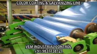 COLOUR COATING LINE  | GALVANIZING LINE&nbsp; | VEM INDUSTRIAL CONTROL, INDIA |