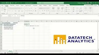 How to  Separate Numbers and Insert a  Character In between Them in Excel.
