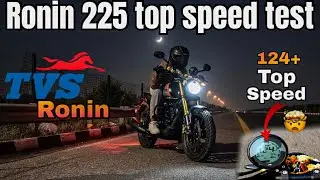 TVS Ronin Top Speed Test 2025 | Full Power Run 💨