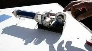 Solar evacuated mini tube & Stirling engine