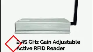 2.45GHz Gain Adjustable Active RFID Reader (217001)