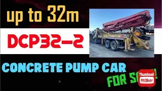 //DCP32-2. 32II360. Daewoo Concrete Pumpcar