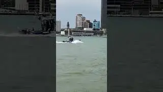 Windsor POLICE Marine Unit daily patrols in Detroit River