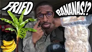 I Tried Deep Fried Bananas for the First Time And  Now I'm Crying