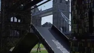 Tower Bridge: Two-tonne replica of famous London landmark made using 83,000 recycled batteries