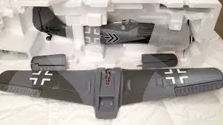 Распаковка, первый полет и обзор Parkzone Focke-Wulf 190A-8 RC WWII RC Warbird - FW-190