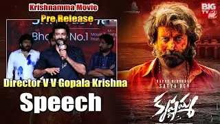 Director V V Gopala Krishna Speech at Krishnamma Movie Pre Release Event  | Aathira Raj | BIG TV