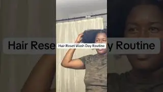 Hair Reset #washdayroutine #naturalhaircare #washday #haircare #healthyhair #healthyhairjourney