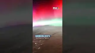 💫 Colores que hipnotizan: aurora boreal vista desde el espacio