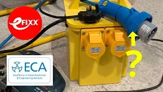 Can you use 230VAC power tools on a building site?