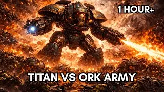 What Happens When A Titan Faces An Entire Ork Army in Warhammer 40k | WH40K Lore