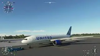 Microsoft Flight Simulator 2020 Captain Sim 777-200ER/LR with Salty Mod & 3 other Mods Cold and Dark