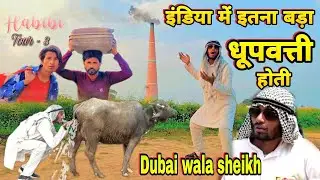 इंडिया में इतना बड़ा धूपवत्ती होती ||  😆😂 #दुबई  वाला शेख || #dubai wala sheikh || Mr dilip comedy