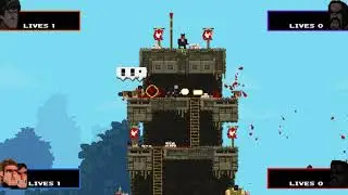 Broforce Local/Couch Co op 4 Players Stage 1-5 No Comments