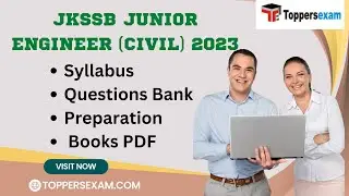 JKSSB JUNIOR ENGINEER (CIVIL) Syllabus, Questions Bank, Preparation, Books PDF
