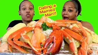 Crab Legs Seafood Boil & Lobster Mukbang