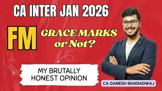 CA INTER JAN 26 FM PAPER | GRACE MARKS OR NOT | MY BRUTALLY HONEST OPINION