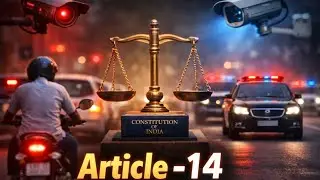 ARTICLE 14 EXPLAINED ⚖️| EQUALITY BEFORE LAW&rdquo;| NO VIP LAW IN INDIA🚀|Editorial By Vishal Sir 