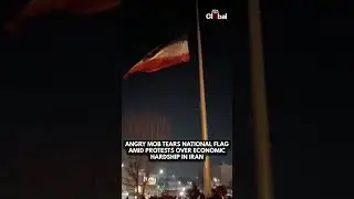 Iran Protests Escalate Amid Economic Crisis, Flag Torn in Defiance