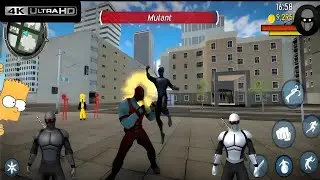 Evil Ninja Rope Hero Gameplay | Evil Ninja Rope Hero vs MUTANT BOSS 🔥 Epic Showdown! | #part4