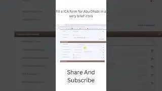Unlocking Abu Dhabi: The Ultimate Guide to ICA Form Registration for Your Visa! #abudhabi #foryou