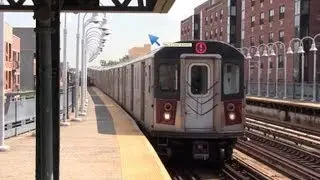 R142 5 Train Arriving at Freeman Street