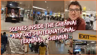 Scenes Inside The Chennai Airport's International Terminal, Chennai, India.