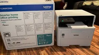 Unboxing BROTHER Laser Printer DCP - L230CDWE .. Easy, quick, quiet and smooth printing. Love it!