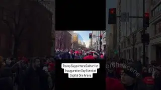 Trump Supporters Gather for Inauguration Day Event at Capital One Arena