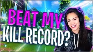 BEATING KILL RECORD? | Fortnite Battle Royale | Alexia Raye