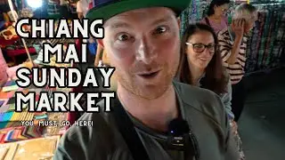 Chang Mai Sunday Market | Games! Food! Wares Galore!