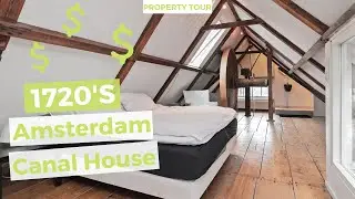 INSIDE A 1720'S AMSTERDAM CANAL HOUSE | LISTINGSNL PROPERTY TOUR