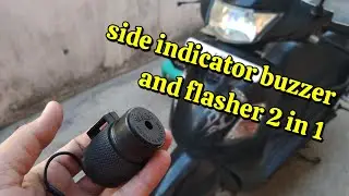 install side indicator buzzer and flasher in hero pleasure