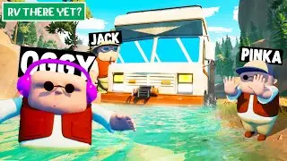 MY NEW FAVORITE GAME GONE WRONG🤣🤣! (RV There Yet)- ft.Oggy