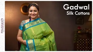 Gadwal Silk Cotton Sarees by Prashanti | 08 February 2022