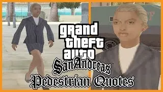 GTA San Andreas: Цитаты пешеходов. Деловая девушка (#WFYBU)